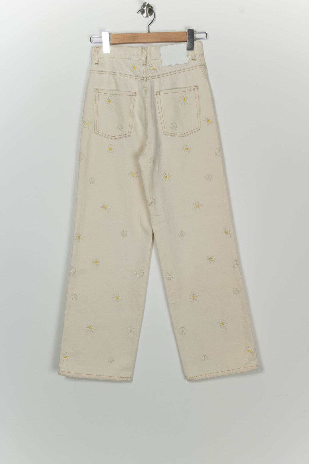 Jean Beige - Taille S/36 de la marque Sandro | PARAD126016 - Vendu par Paradigme - Image 5