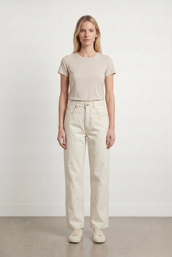 Jean Beige - Taille S/36 de la marque Sandro | PARAD126016 - Vendu par Paradigme - Image 1