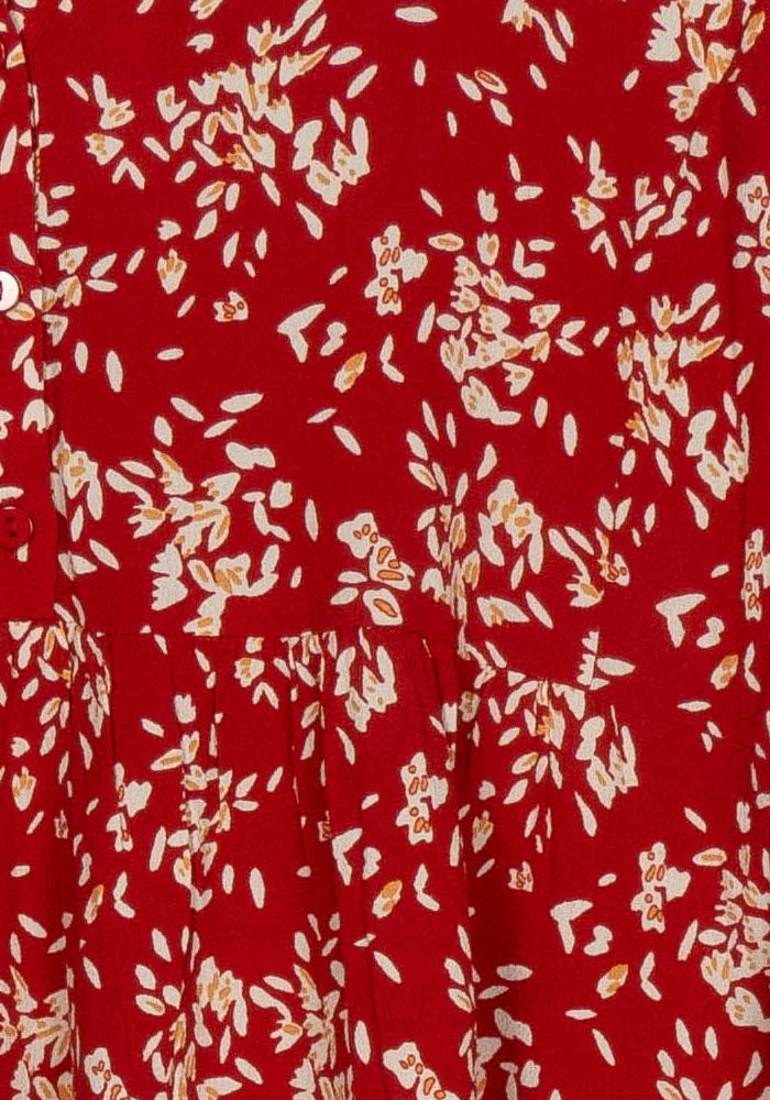 Robe Courte Rouge et Beige - Taille M/38 de la marque ba&amp;sh | PARAD126017 - Vendu par Paradigme - Image 3