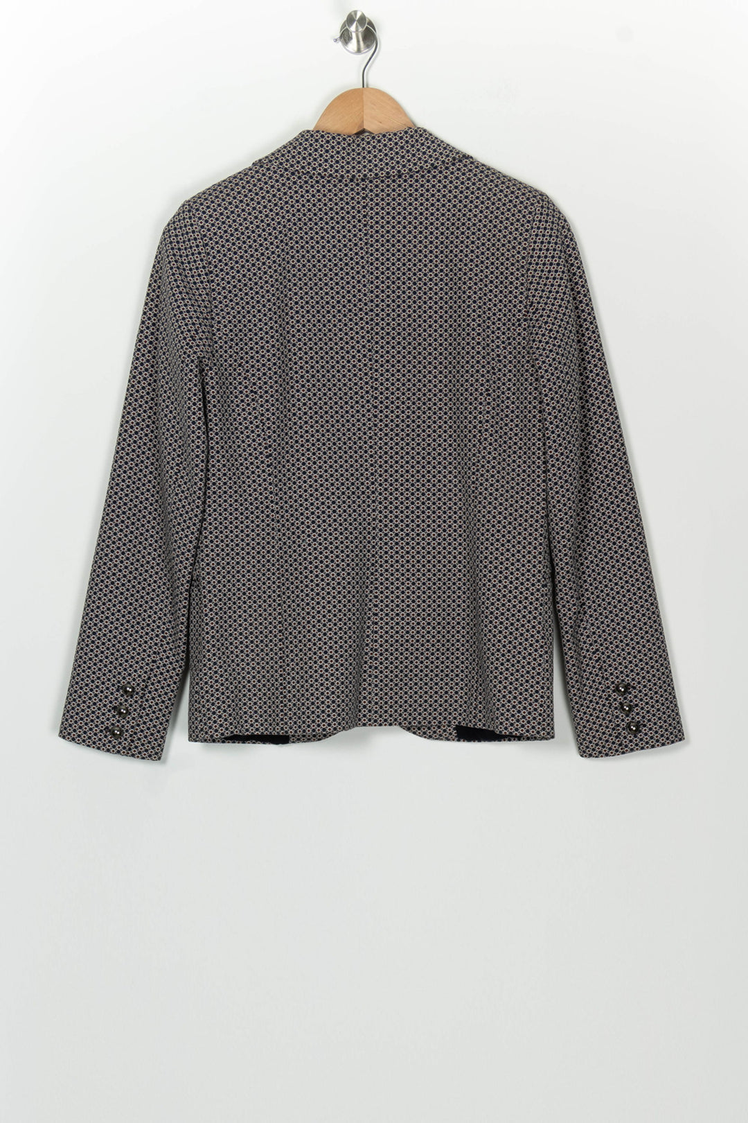 Veste Bleu Marine et Beige - Taille M/38 de la marque La Fée Maraboutée | PARAD126078 - Vendu par Paradigme - Image 5