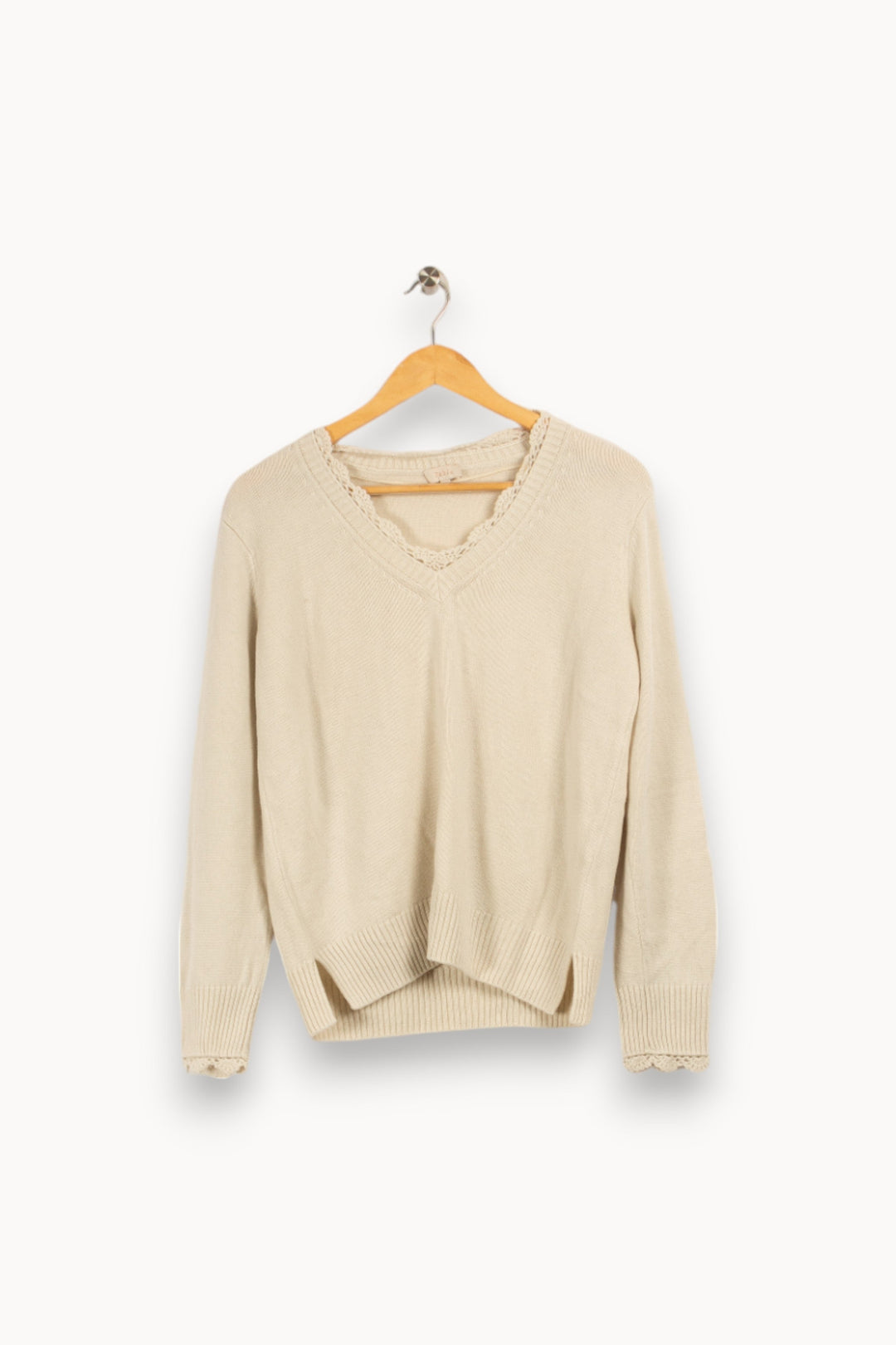 Pull beige - Taille S/36