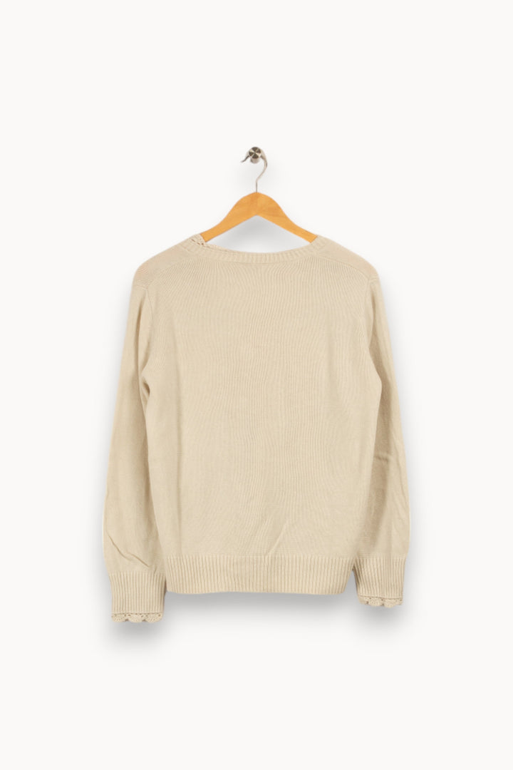 Pull beige - Taille S/36