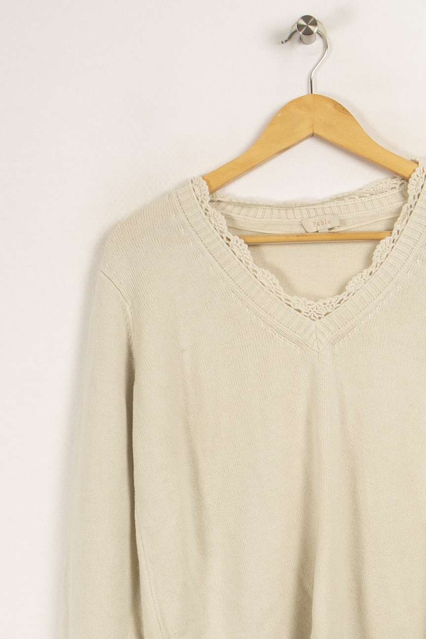 Pull beige - Taille S/36