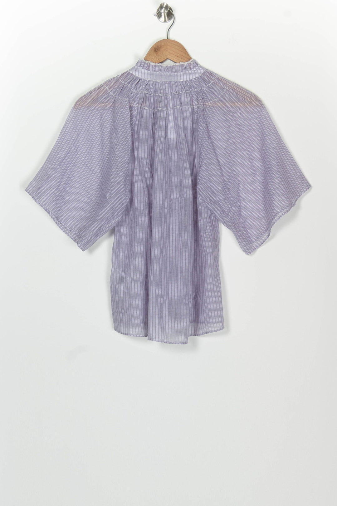 Blouse Violette - Taille S/36 de la marque Sud express | PARAD126101 - Vendu par Paradigme - Image 5