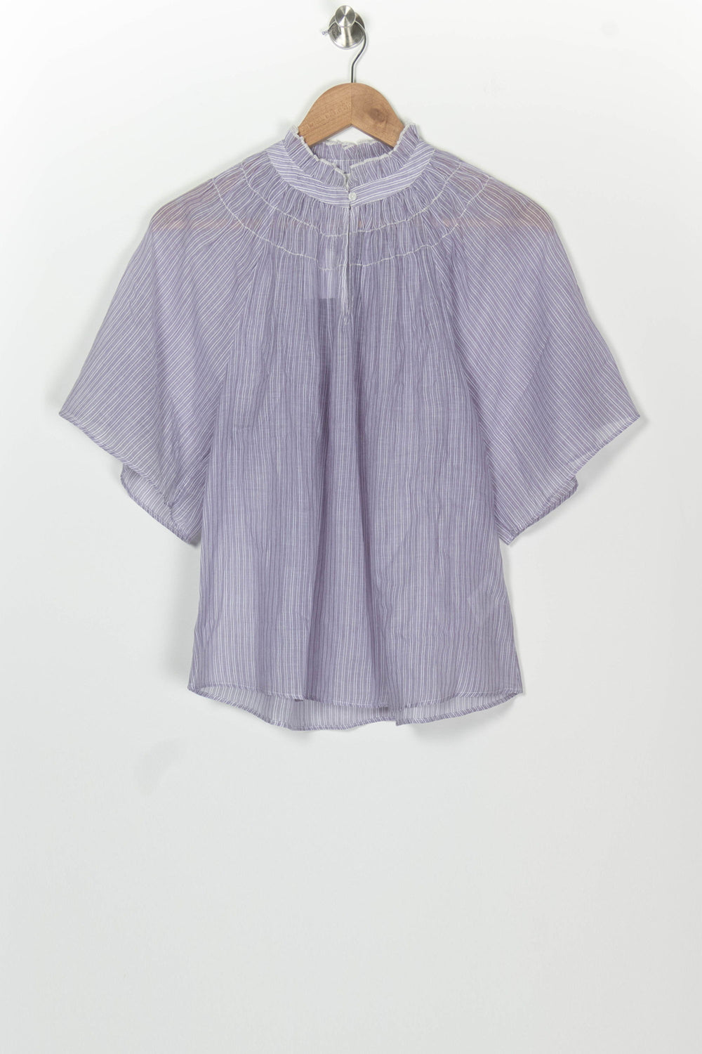 Blouse Violette - Taille S/36 de la marque Sud express | PARAD126101 - Vendu par Paradigme - Image 2