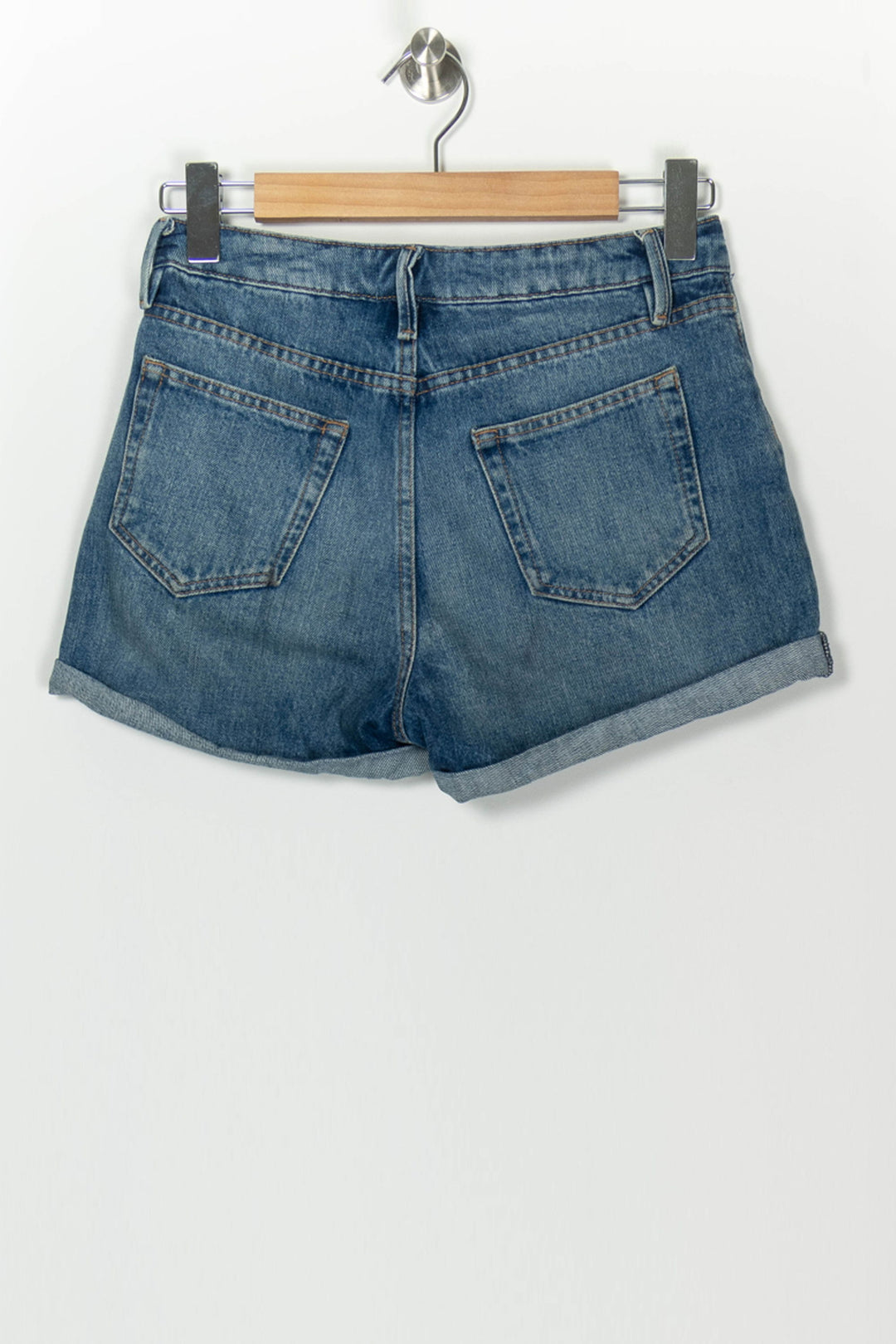 Short En Jean Bleu - Taille XS/34 de la marque Sézane | PARAD126103 - Vendu par Paradigme - Image 5