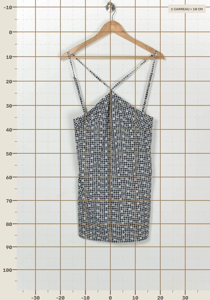 Robe Courte Noire et Blanche - Taille XS/34 de la marque SAAJ | PARAD126105 - Vendu par Paradigme - Image 4