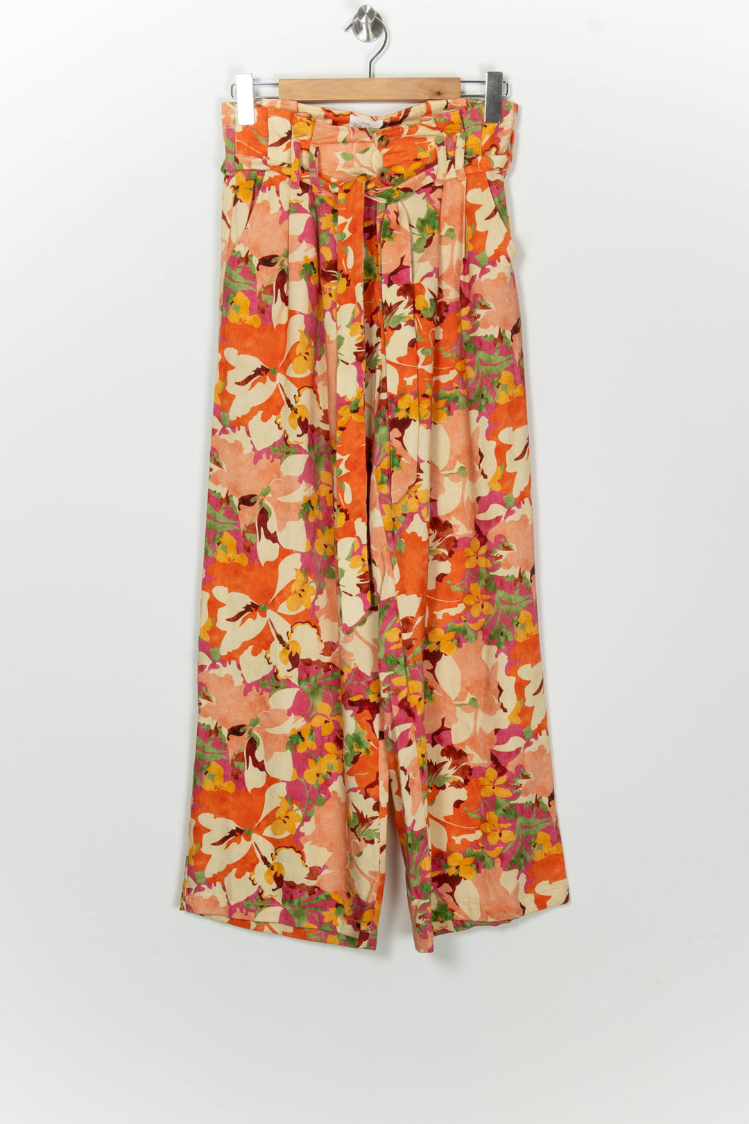 Pantalon Orange et Beige - Taille S/36 de la marque Maison Stella &amp; Suzie | PARAD126107 - Vendu par Paradigme - Image 2