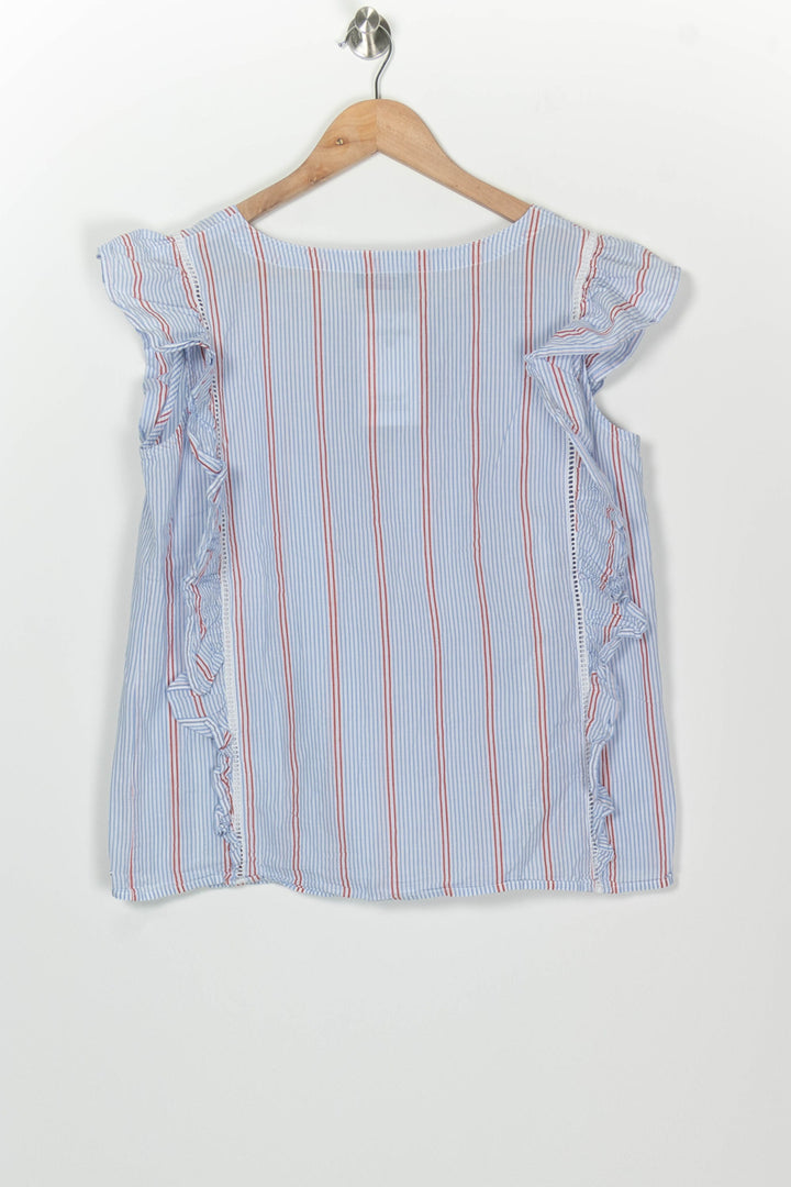 Blouse Bleue et Rouge - Taille XL/42 de la marque Saint James | PARAD126112 - Vendu par Paradigme - Image 5