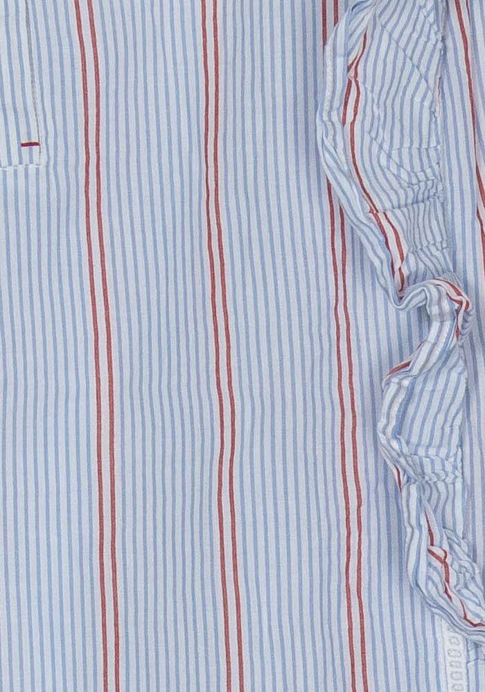 Blouse Bleue et Rouge - Taille XL/42 de la marque Saint James | PARAD126112 - Vendu par Paradigme - Image 3