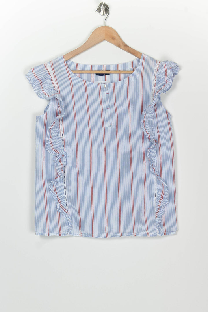 Blouse Bleue et Rouge - Taille XL/42 de la marque Saint James | PARAD126112 - Vendu par Paradigme - Image 2