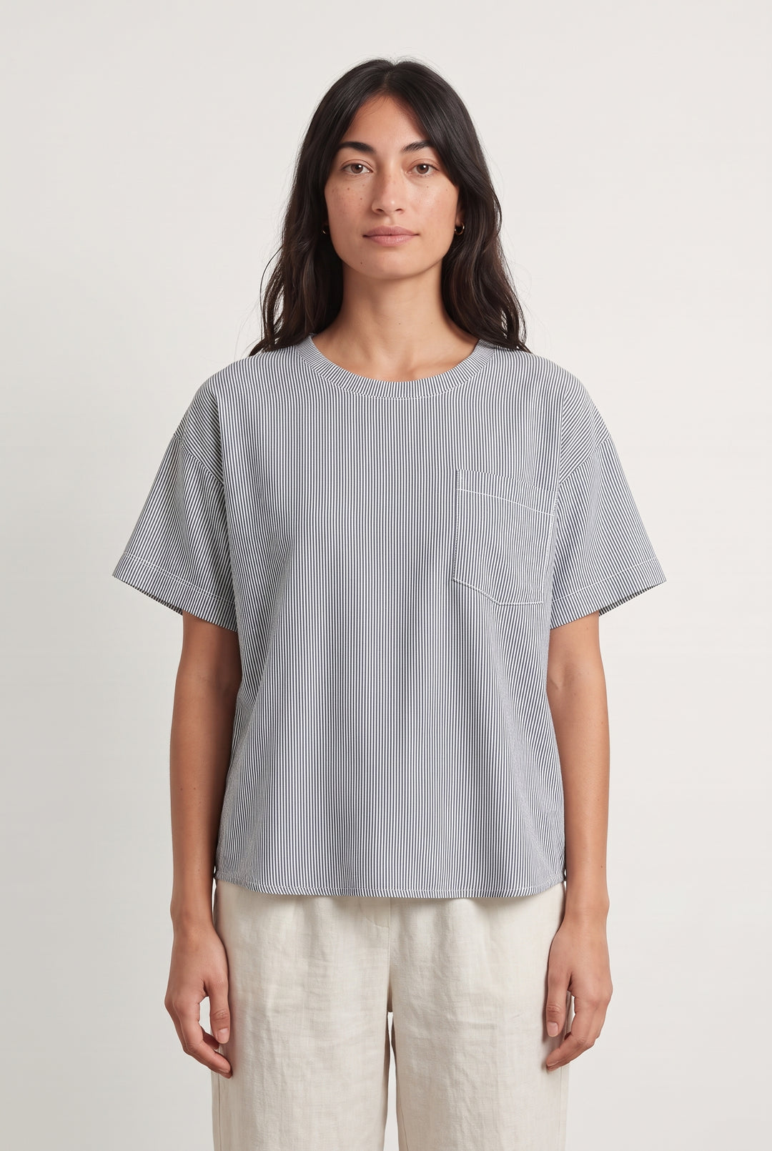 Blouse Bleue et Blanche - Taille XS/34 de la marque SAAJ | PARAD126113 - Vendu par Paradigme - Image 1