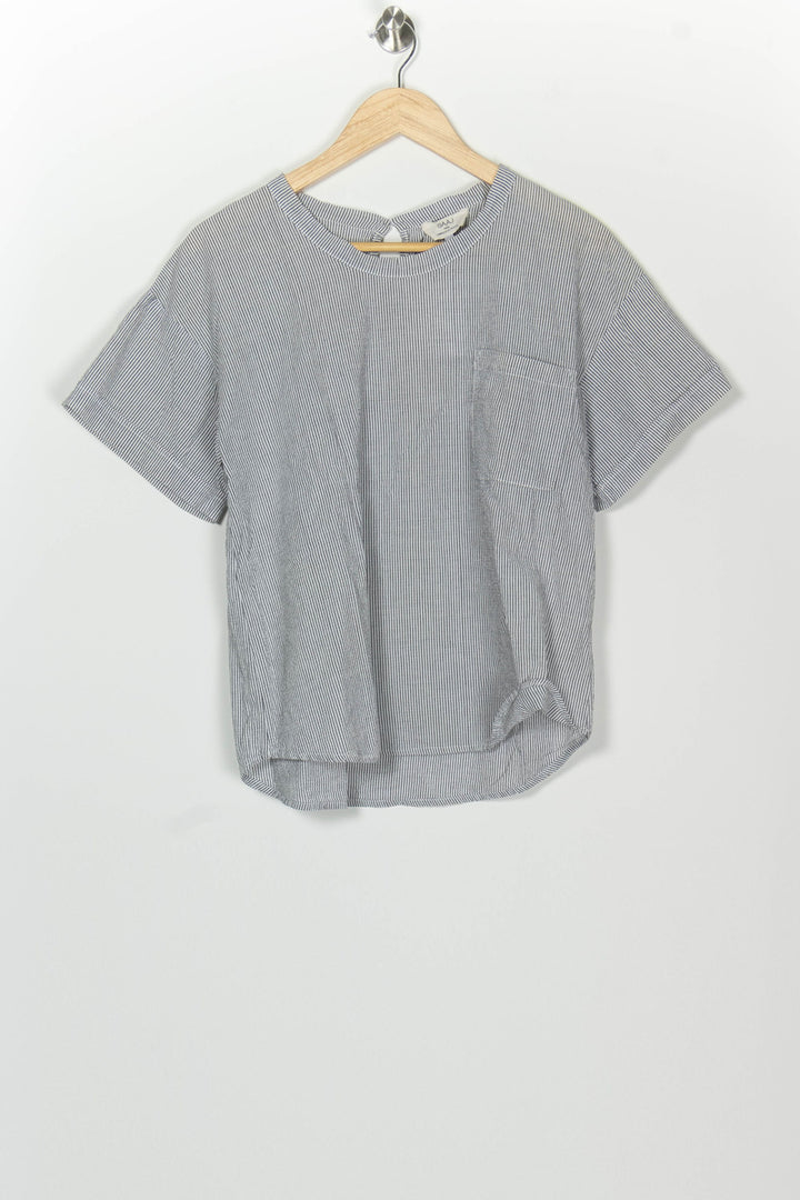 Blouse Bleue et Blanche - Taille XS/34 de la marque SAAJ | PARAD126113 - Vendu par Paradigme - Image 2