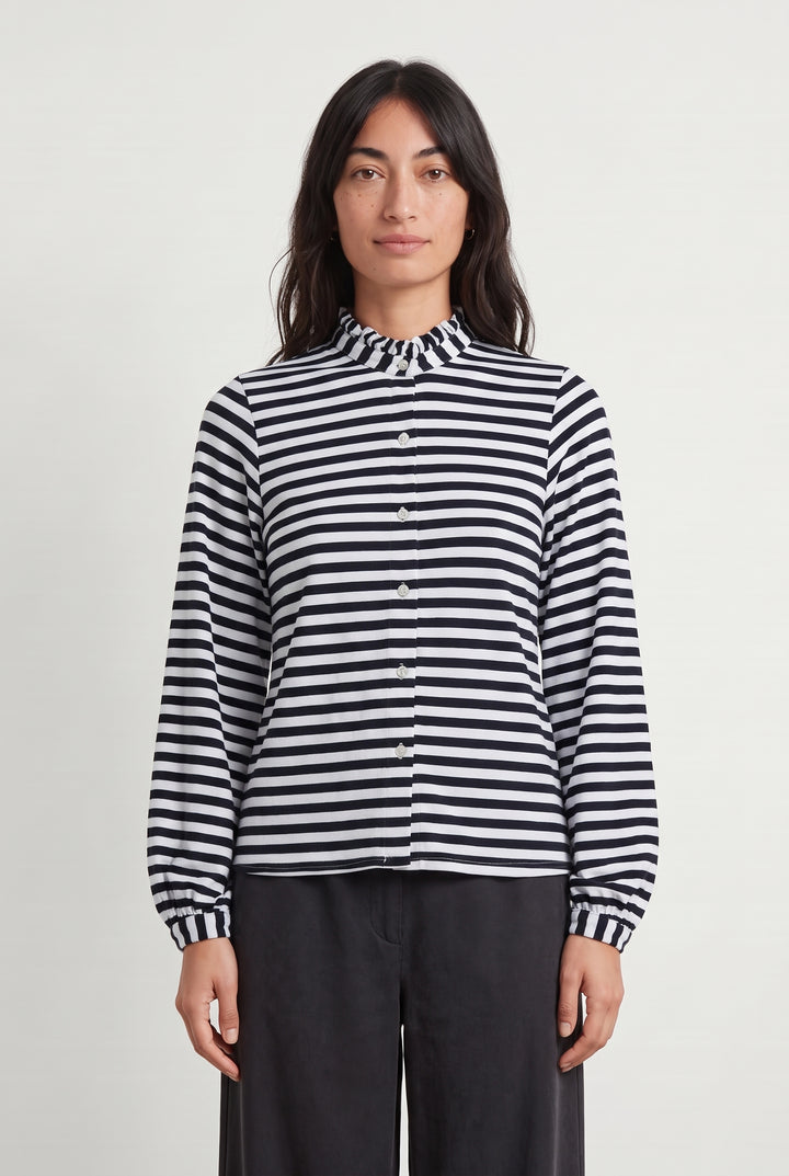 Blouse Noire et Blanche - Taille XS/34 de la marque SAAJ | PARAD126117 - Vendu par Paradigme - Image 1