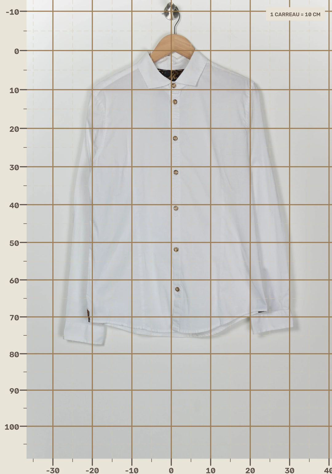 Chemise Blanche - Taille XL/42 de la marque Imperial | PARAD126118 - Vendu par Paradigme - Image 4