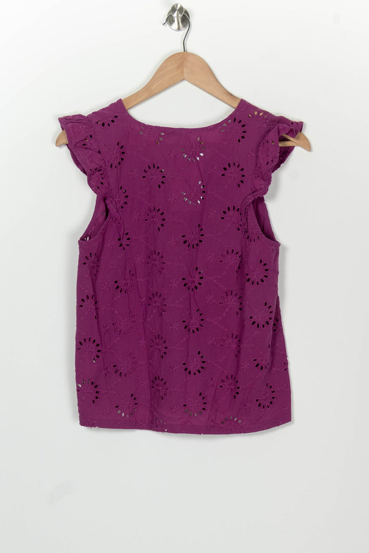 Blouse Violette - Taille S/36 de la marque Grace &amp; Mila | PARAD126119 - Vendu par Paradigme - Image 5
