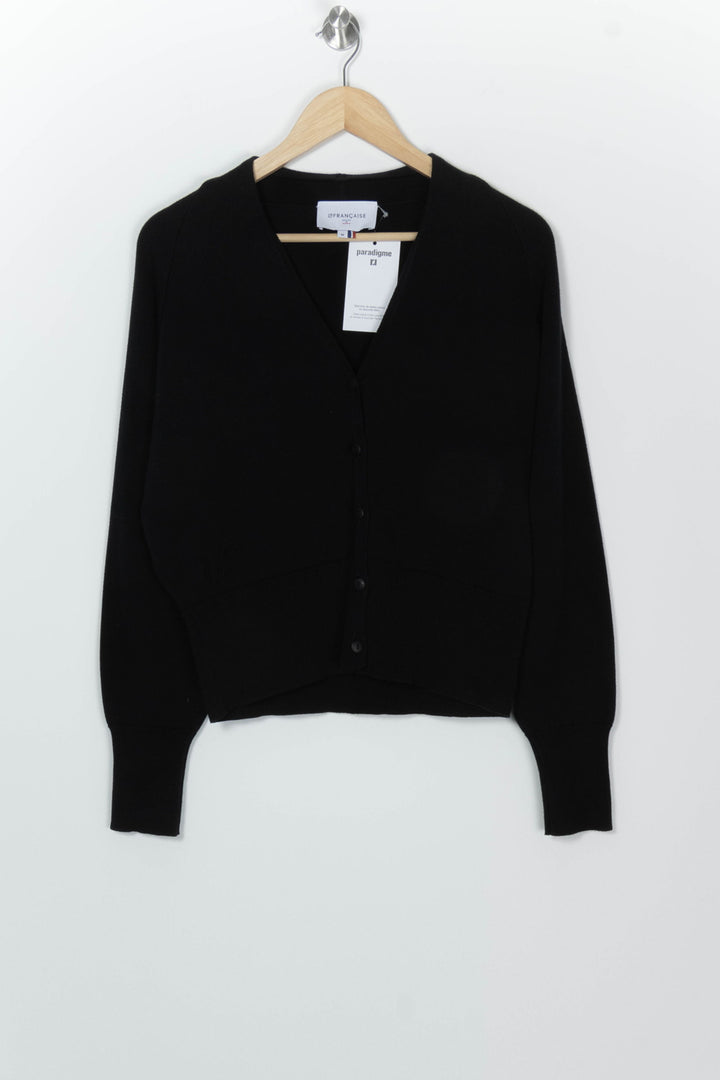 Cardigan Noir - Taille M/38 de la marque La Française | PARAD126124 - Vendu par Paradigme - Image 2