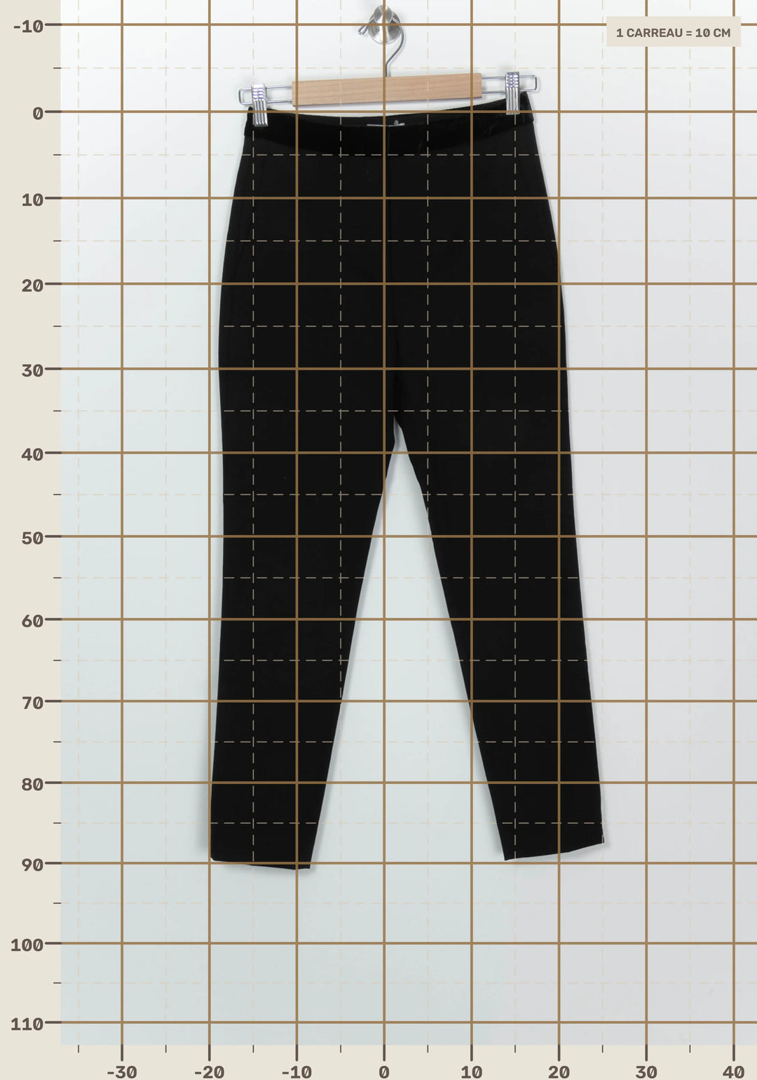 Pantalon Noir - Taille XS/34 de la marque Sandro | PARAD126126 - Vendu par Paradigme - Image 4
