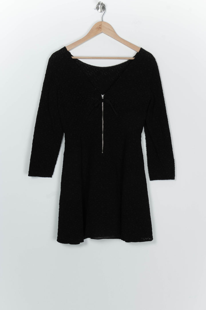 Robe Courte Noire - Taille L/40 de la marque ZAPA | PARAD126133 - Vendu par Paradigme - Image 5