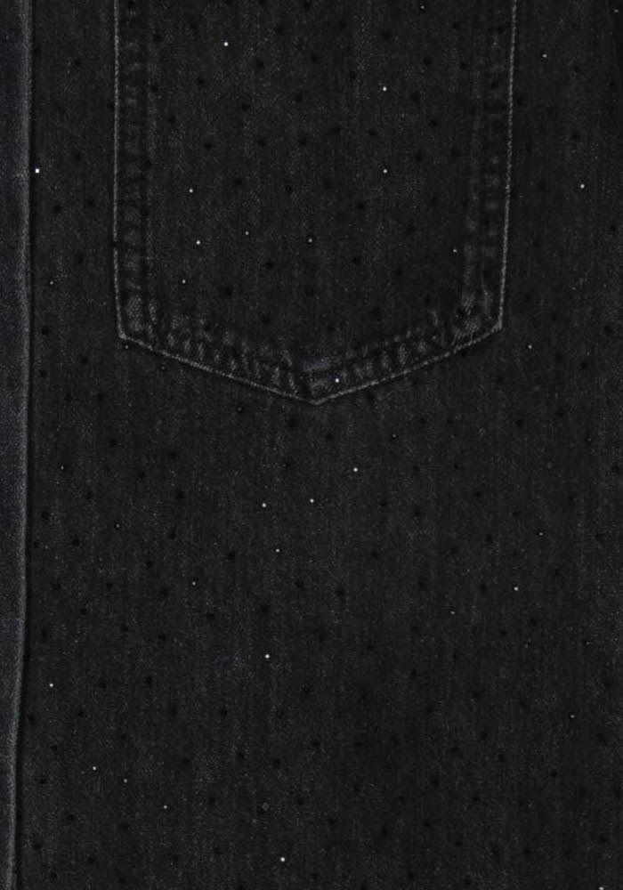 Veste En Jean Noire - Taille XS/34 de la marque Suncoo | PARAD126173 - Vendu par Paradigme - Image 3