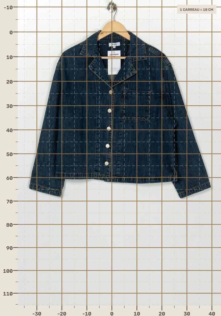 Veste En Jean Bleue - Taille M/38 de la marque Suncoo | PARAD126174 - Vendu par Paradigme - Image 4
