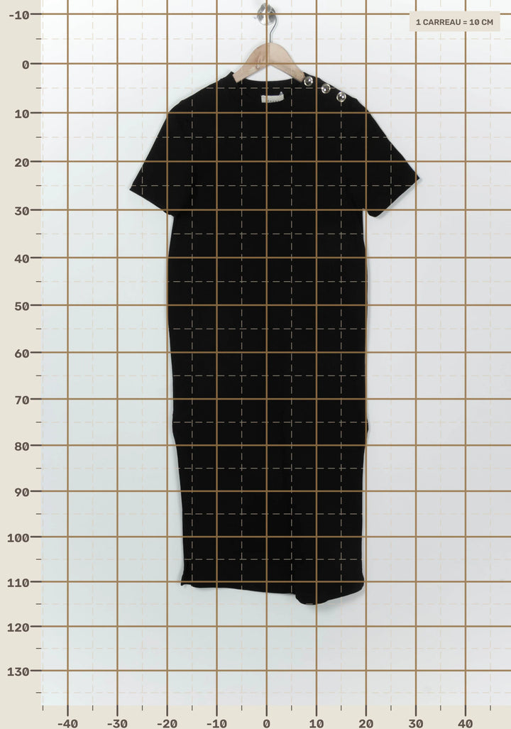 Robe Longue Noire - Taille XS/34 de la marque Sézane | PARAD126191 - Vendu par Paradigme - Image 4