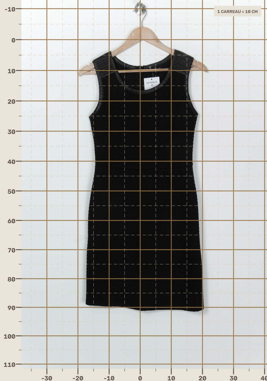 Robe Courte Sans Manches Noire - Taille S/36 de la marque One Step | PARAD126224 - Vendu par Paradigme - Image 4