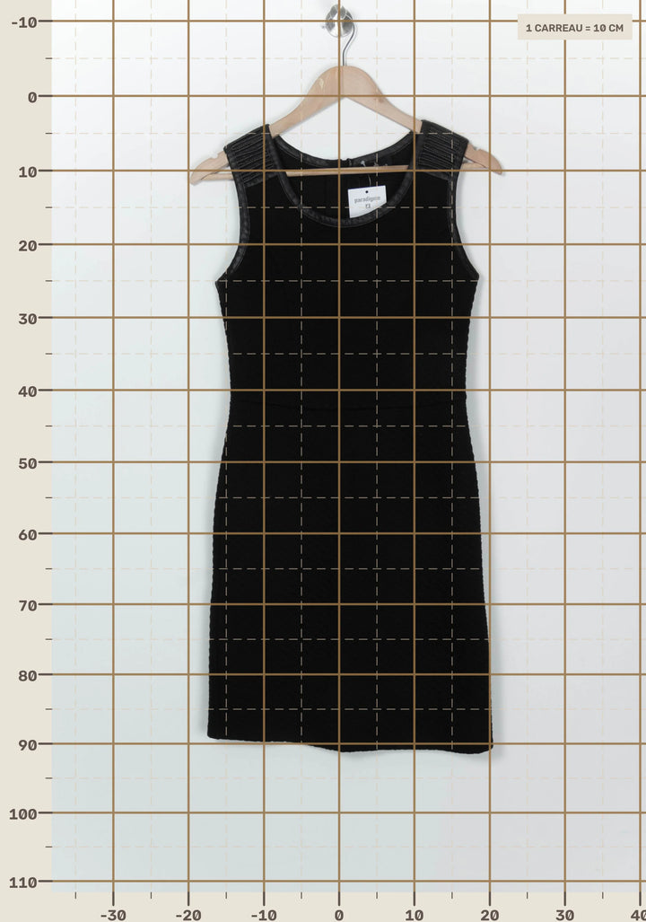 Robe Courte Sans Manches Noire - Taille S/36 de la marque One Step | PARAD126224 - Vendu par Paradigme - Image 4