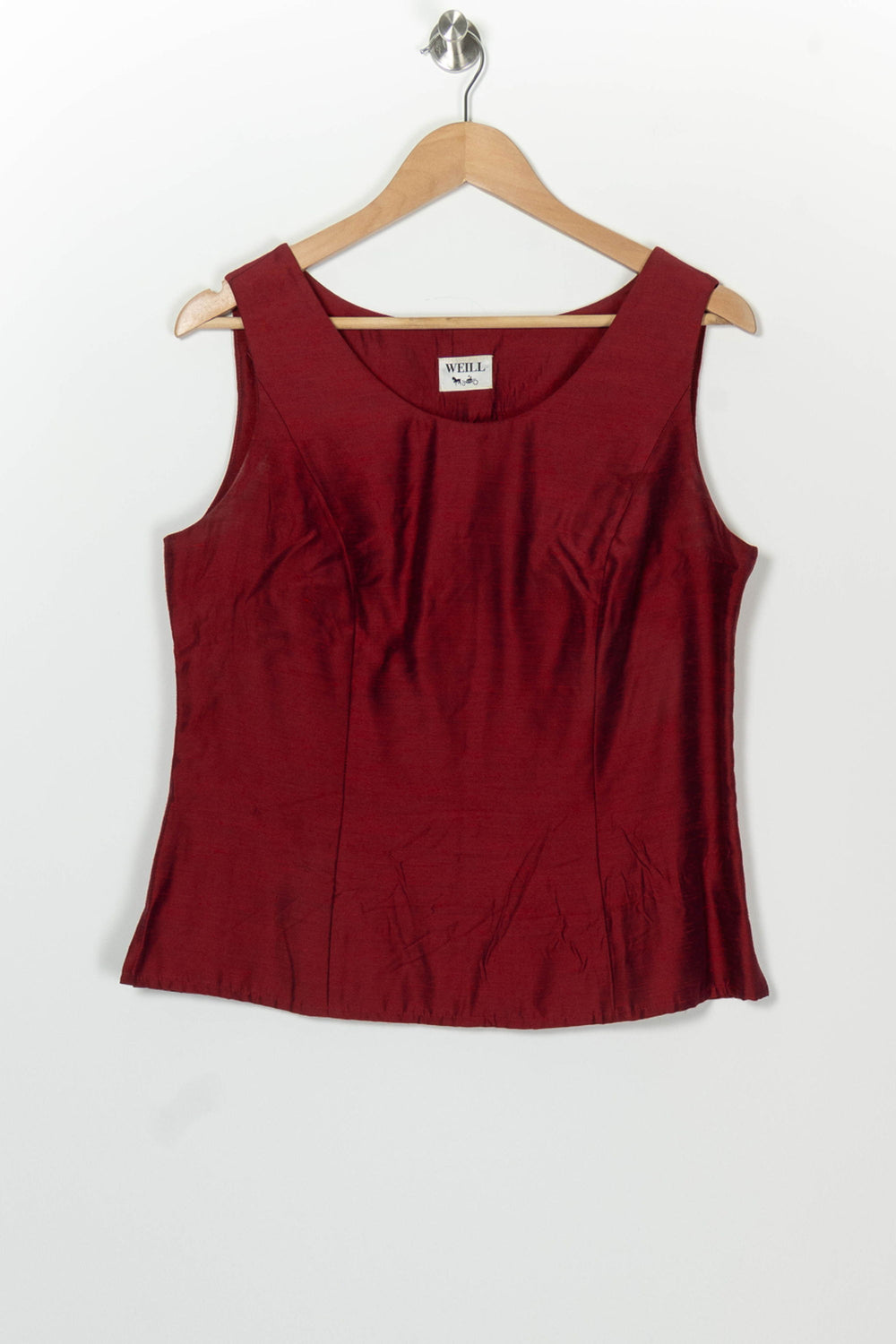 Blouse Sans Manches Bordeaux - Taille XL/42 de la marque Weill | PARAD126240 - Vendu par Paradigme - Image 2