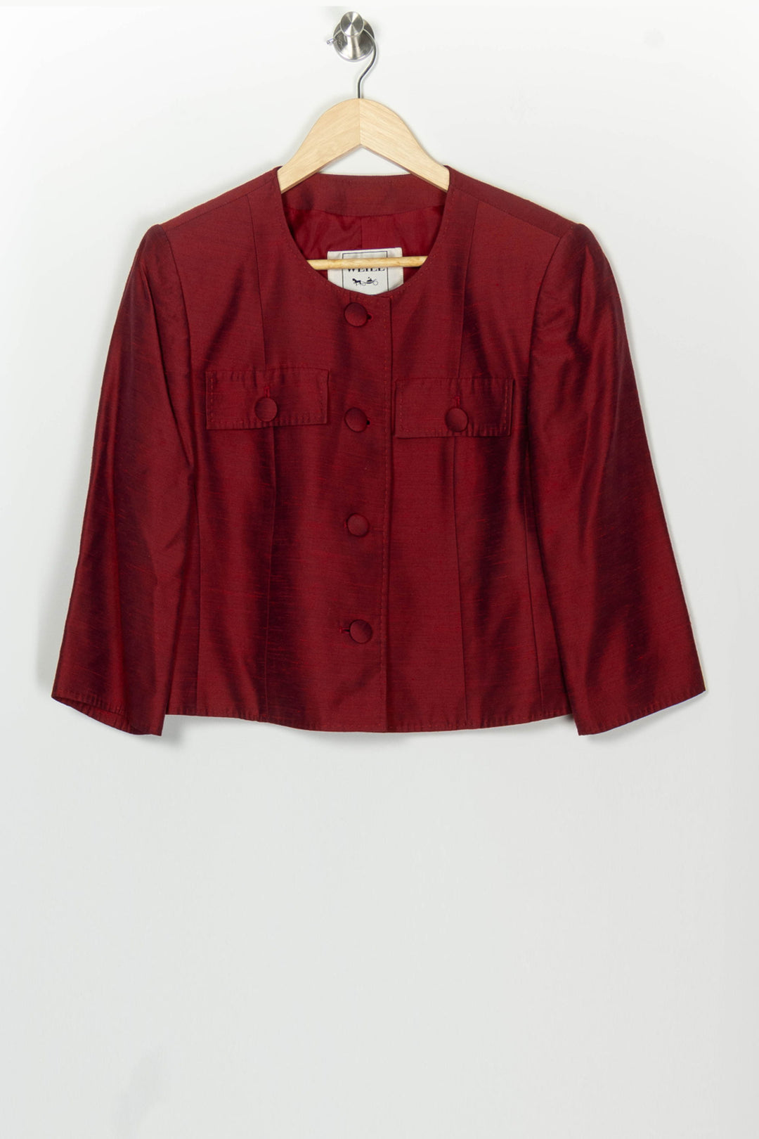 Veste courte bordeaux - Taille XL/42 de la marque Weill | PARAD126241 - Vendu par Paradigme - Image 2