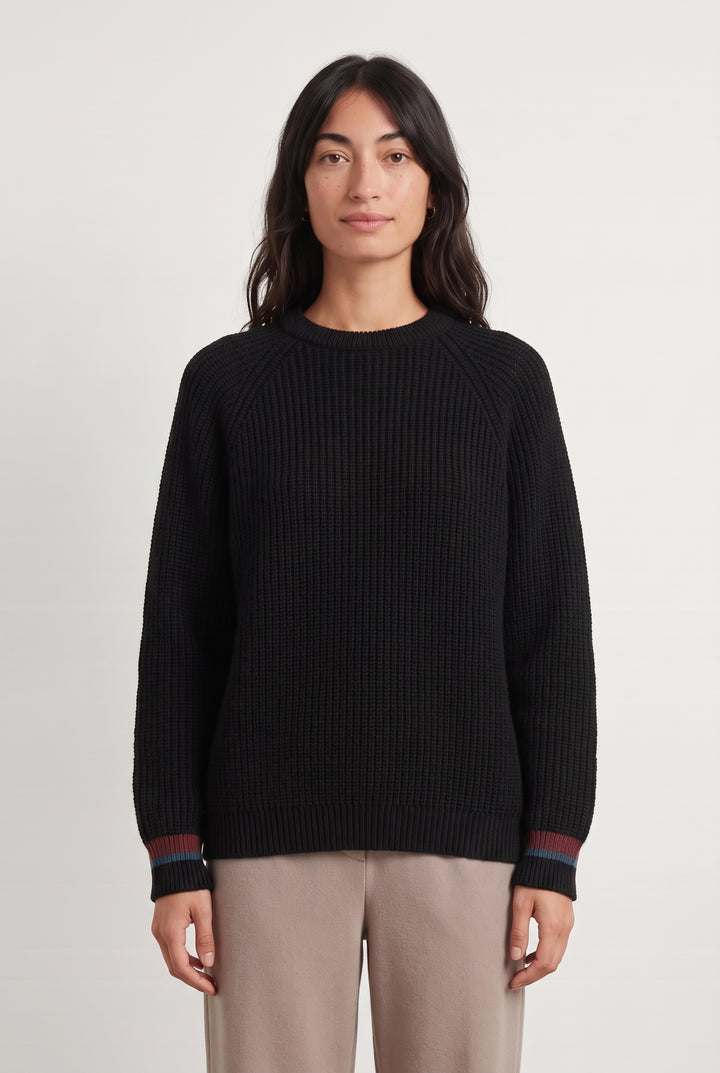 Pull Noir - Taille M/38 de la marque La Française | PARAD126250 - Vendu par Paradigme - Image 1