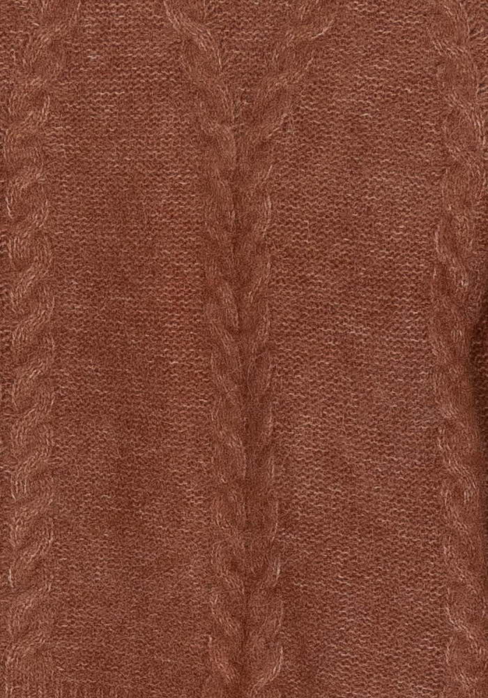 Pull Bordeaux - Taille XS/34 de la marque Kookai | PARAD126270 - Vendu par Paradigme - Image 3