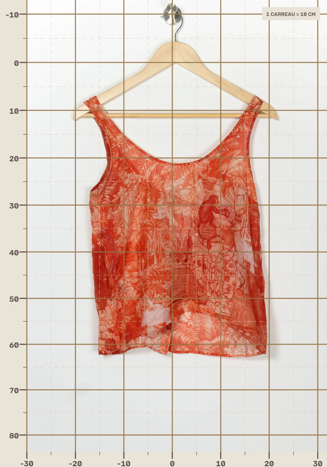 Débardeur Rouge - Taille S/36 de la marque Sézane | PARAD126281 - Vendu par Paradigme - Image 4