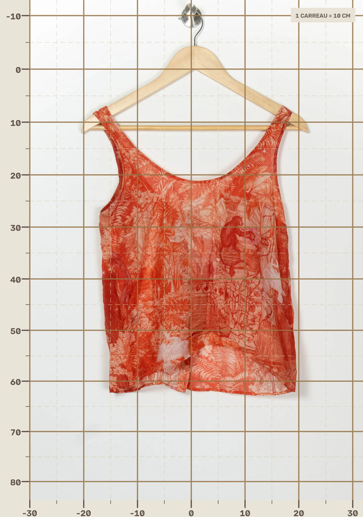 Débardeur Rouge - Taille S/36 de la marque Sézane | PARAD126281 - Vendu par Paradigme - Image 4