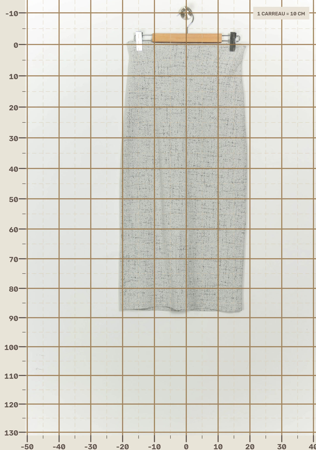 Jupe Longue Grise - Taille M/38 de la marque Imprevu | PARAD126307 - Vendu par Paradigme - Image 4
