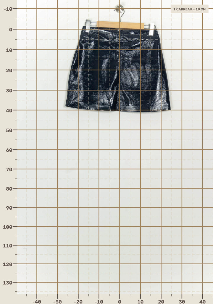 Jupe Courte Noire - Taille M/38 de la marque Imprevu | PARAD126308 - Vendu par Paradigme - Image 4