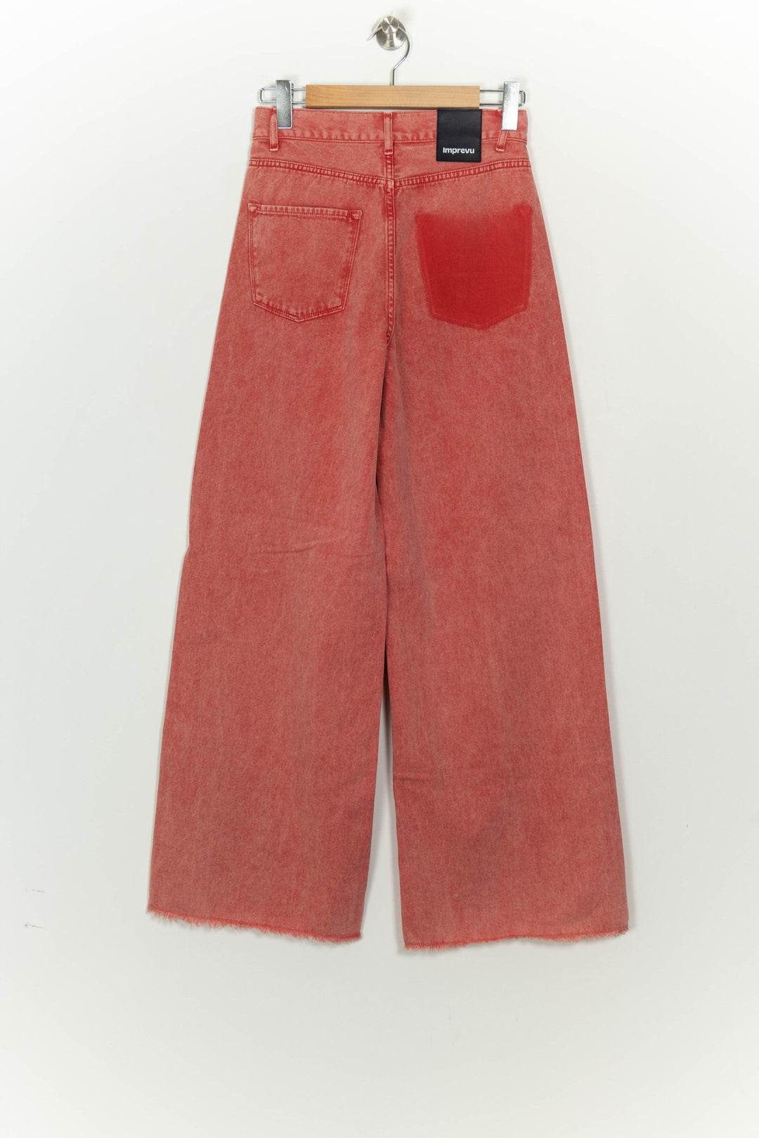 Jean Large Rouge - Taille S/36 de la marque Imprevu | PARAD126309 - Vendu par Paradigme - Image 5