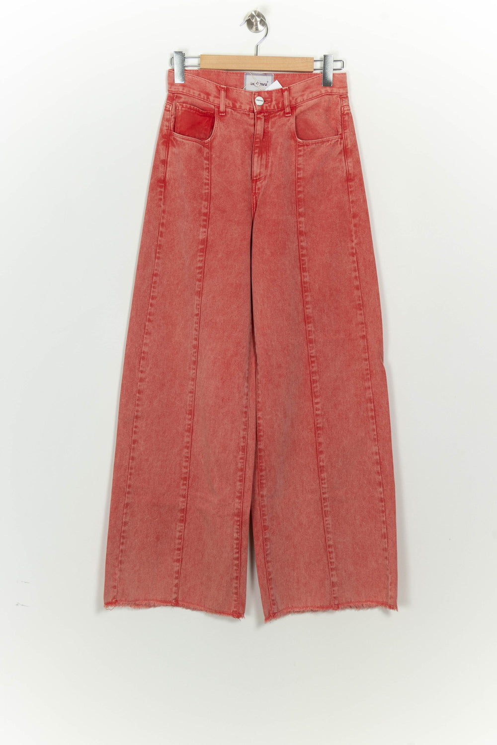 Jean Large Rouge - Taille S/36 de la marque Imprevu | PARAD126309 - Vendu par Paradigme - Image 2