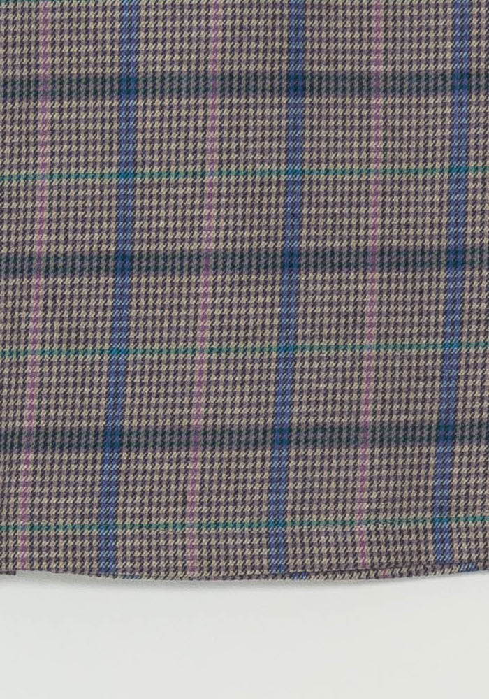 Jupe Midi Beige et Bleue - Taille M/38 de la marque Imprevu | PARAD126310 - Vendu par Paradigme - Image 3