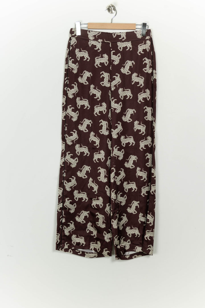 Pantalon Marron et Beige - Taille L/40 de la marque Imprevu | PARAD126311 - Vendu par Paradigme - Image 2