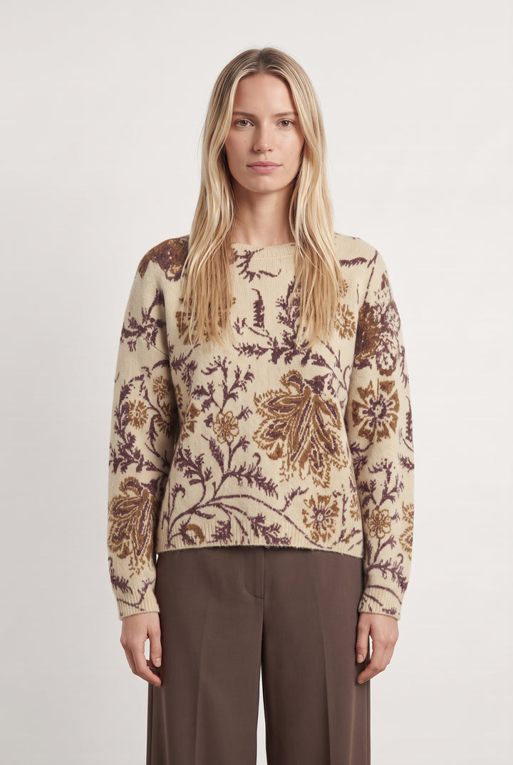 Pull Beige et Marron - Taille M/38 de la marque Grace &amp; Mila | PARAD126313 - Vendu par Paradigme - Image 1