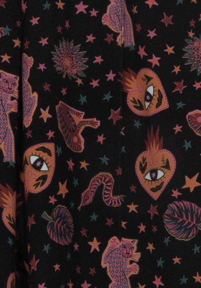 Pantalon Noir et Orange - Taille S/36 de la marque Imprevu | PARAD126314 - Vendu par Paradigme - Image 3