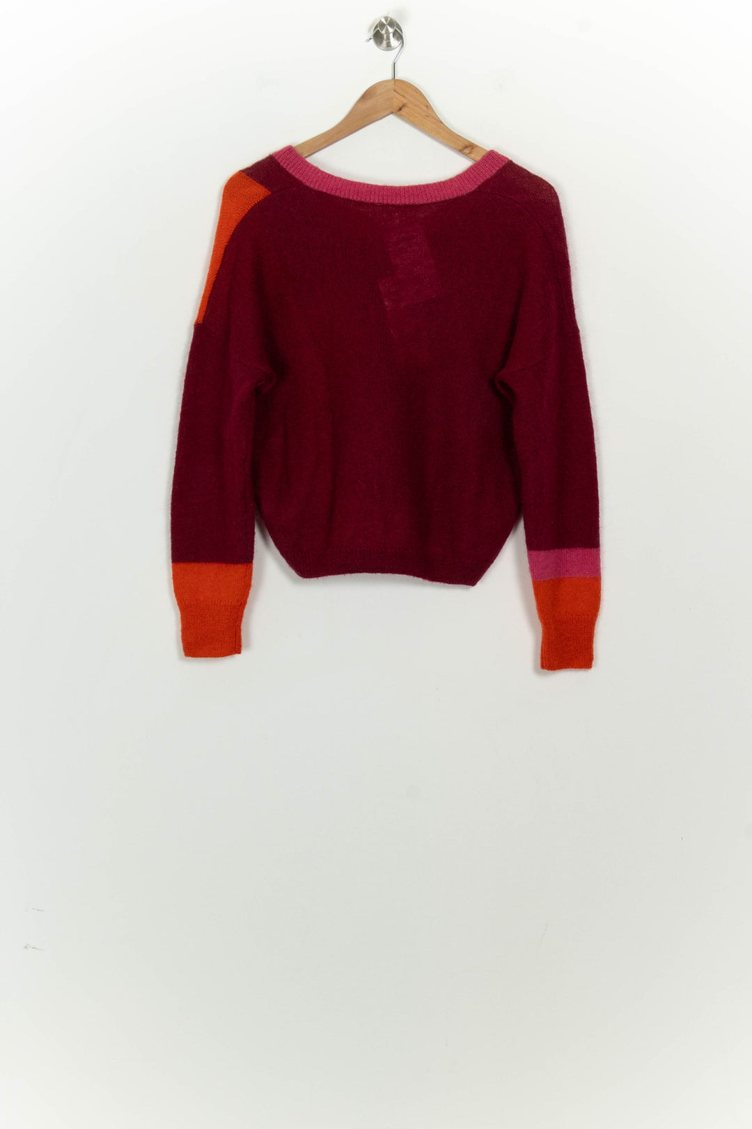 Pull Bordeaux et Rose - Taille S/36 de la marque Grace &amp; Mila | PARAD126317 - Vendu par Paradigme - Image 5