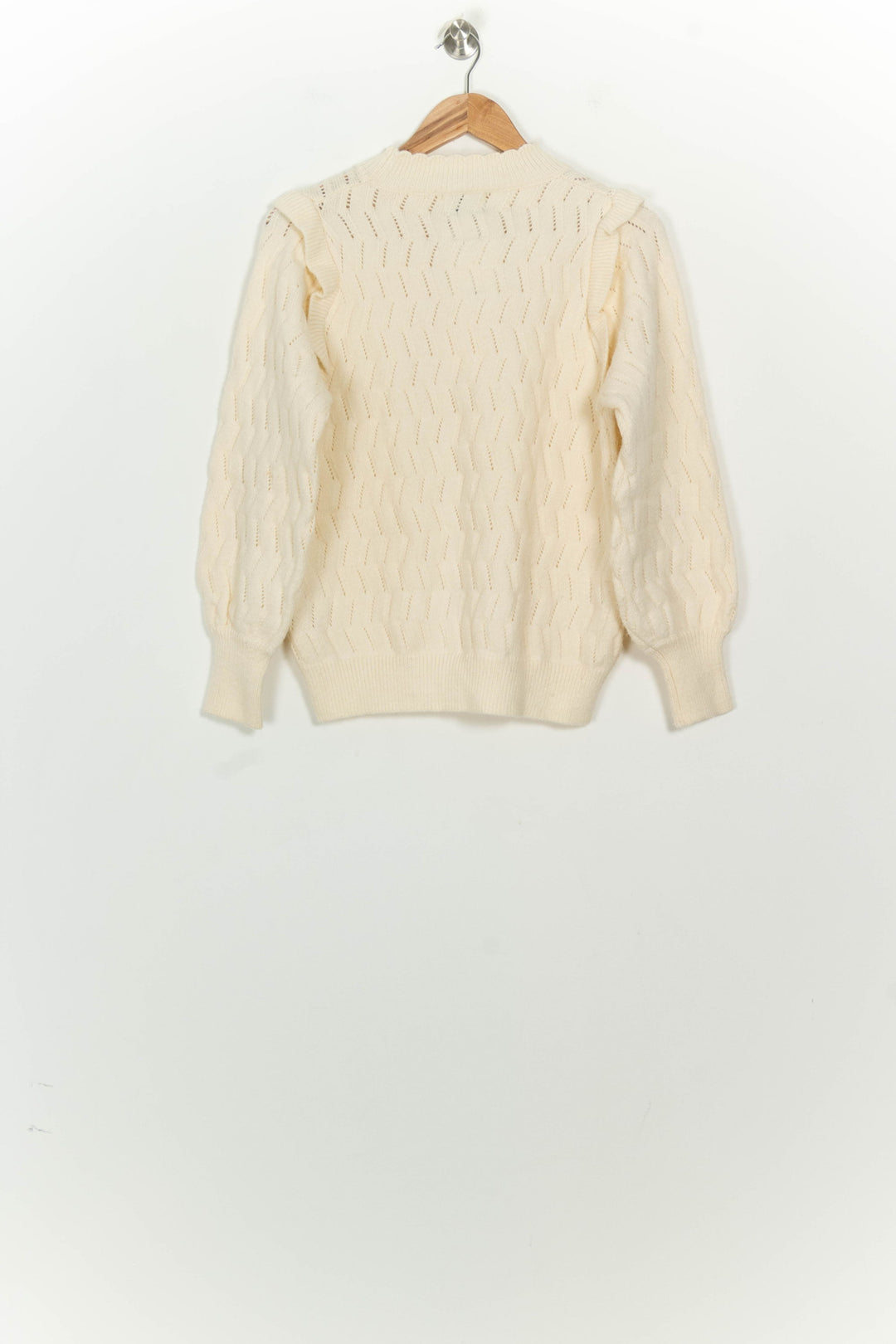 Pull Beige - Taille S/36 de la marque FRNCH | PARAD126320 - Vendu par Paradigme - Image 5