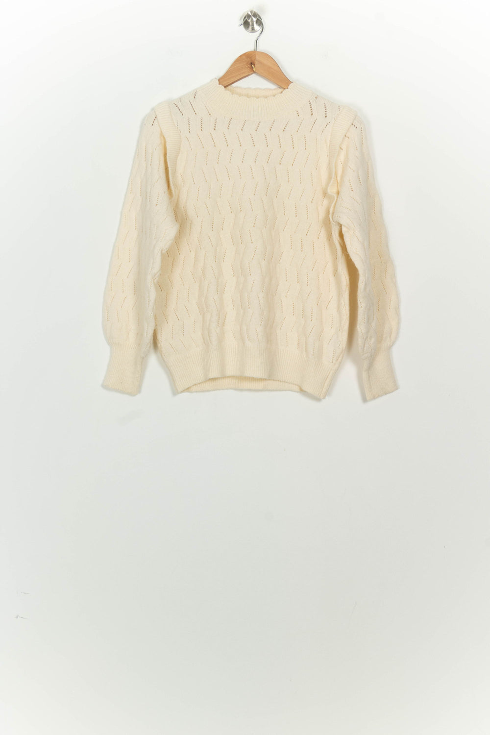 Pull Beige - Taille S/36 de la marque FRNCH | PARAD126320 - Vendu par Paradigme - Image 2