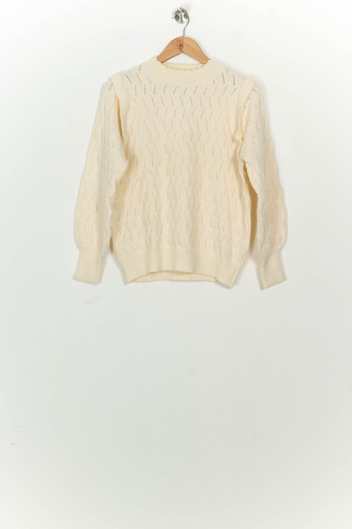 Pull Beige - Taille S/36 de la marque FRNCH | PARAD126320 - Vendu par Paradigme - Image 2