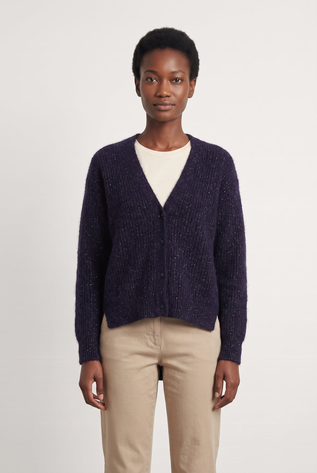 Gilet Violet - Taille S/36 de la marque Comptoir des Cotonniers | PARAD126323 - Vendu par Paradigme - Image 1