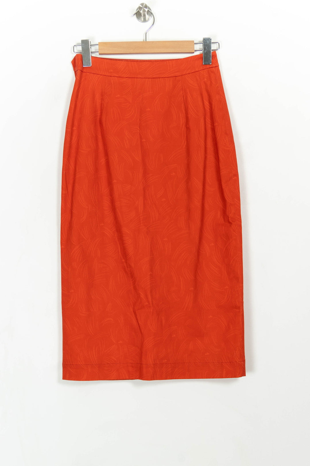 Jupe Midi Orange - Taille S/36 de la marque IKA Paris | PARAD12633 - Vendu par Paradigme - Image 4