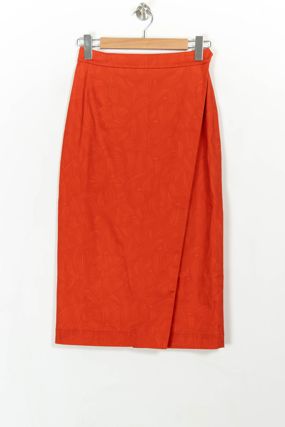 Jupe Midi Orange - Taille S/36 de la marque IKA Paris | PARAD12633 - Vendu par Paradigme - Image 2
