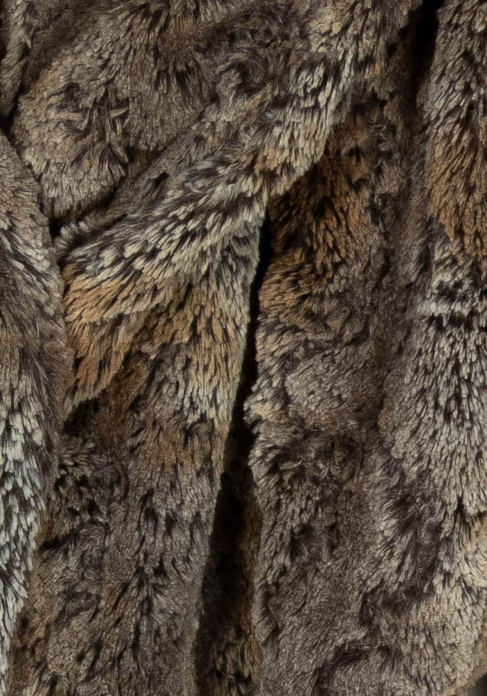 Manteau Marron et Gris - Taille M/38 de la marque La Fée Maraboutée | PARAD126334 - Vendu par Paradigme - Image 3